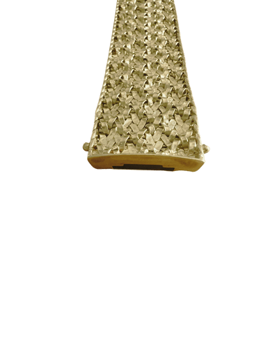 Bracelet Bracelet ruban souple or jaune 58 Facettes 35