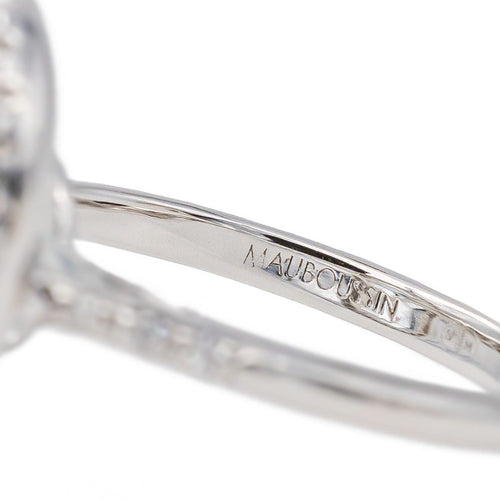 Bague 51 Mauboussin Bague Vraiment toi Or blanc Aigue Marine 58 Facettes 3548811CN