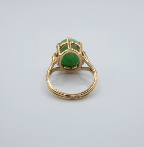 Bague Cabochon Pierre de Jade 58 Facettes