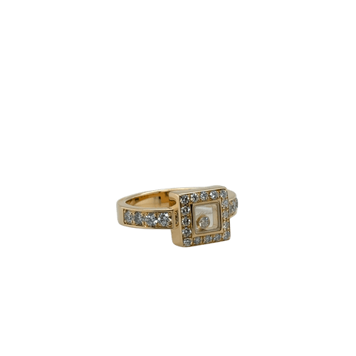 Bague 59 Chopard - Bague Or jaune Happy Diamonds 58 Facettes 1.0000538/2