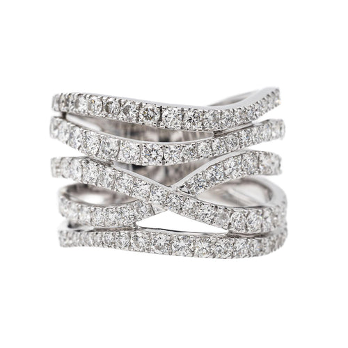 Bague 53 Bague Or blanc Diamant 58 Facettes 3230360CN
