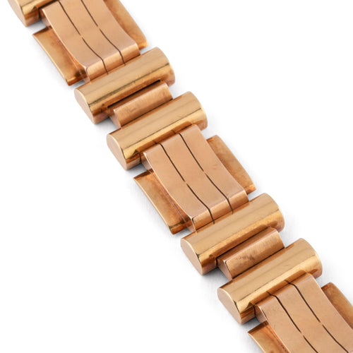 Bracelet Bracelet Tank Or Rose, Or Jaune 58 Facettes 1