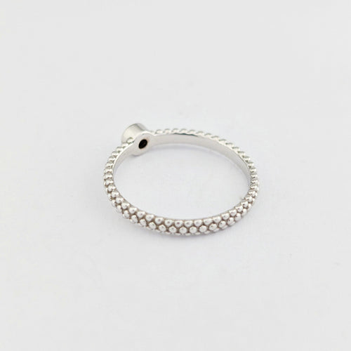 Bague 51 Mauboussin - Solitaire Goutte de jour en Or Blanc 58 Facettes 32038