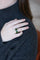 Bague 52 Bague Puiforcat par André Vassort Jade sur Or et Argent 58 Facettes
