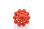 Broche Broche fin 19e corail et diamants en or jaune 18k 58 Facettes 24249