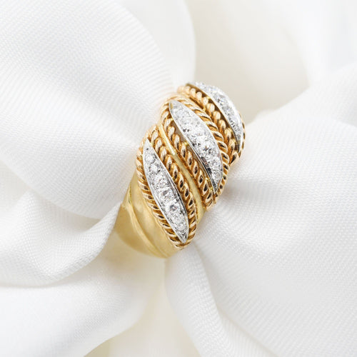 Bague Bague en or avec diamants 58 Facettes