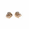 Boucles d'oreilles Boucles d'oreilles dormeuses en or et diamants en rose 58 Facettes