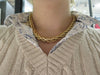 Collier collier maille palmier 45cm en or jaune 58 Facettes 263705