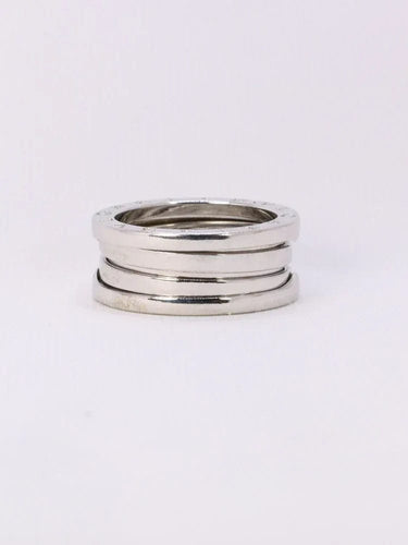 Bague 52 BVLGARI Bague B.Zéro1 moyen modèle en or blanc 58 Facettes J146