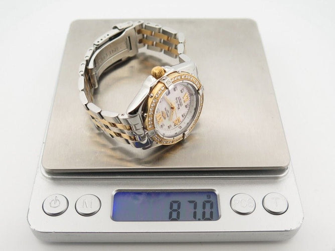Montre montre BREITLING wings lady 31mm or diamants 58 Facettes 259192