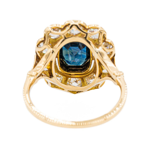 Bague 55 Bague Pompadour Or jaune Saphir 58 Facettes 3090599CN