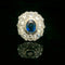 Bague Sapphire ring circa 1940 58 Facettes