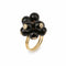 Bague 56 Bague Grelots onyx et diamants 58 Facettes B364