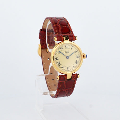 Cartier Must Vendôme - Lemon roman dial - SM 58 Facettes