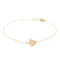 Bracelet Ginette NY Bracelet Ginko Or rose Diamant 58 Facettes 2697844CN