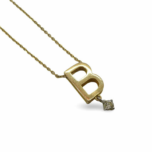 Collier Collier Vanrycke pendentif initiale abécédaire 58 Facettes 00045201