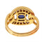 Bague 47 Bague de luxe vintage CARTIER avec saphir et diamants 58 Facettes 17342-0256