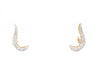 Boucles d'oreilles Boucles d'oreilles en or jaune avec diamants de 0,36 ct 58 Facettes