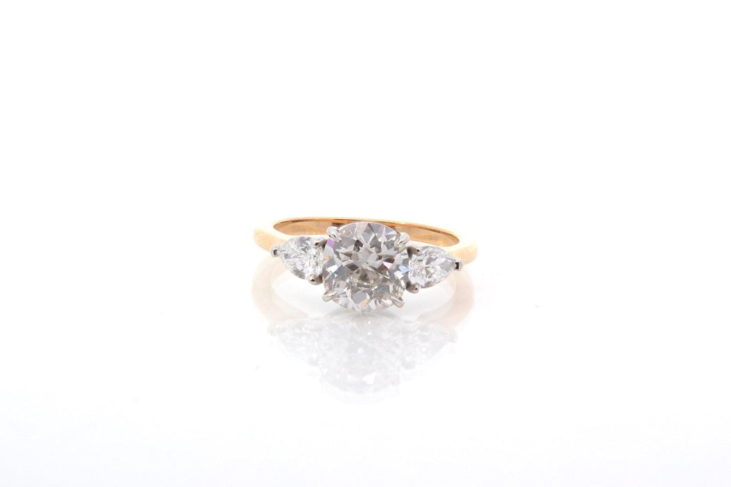 Bague 53 Bague diamant 1,88 cts H/SI2 en or et platine 58 Facettes 25867-25917-26102