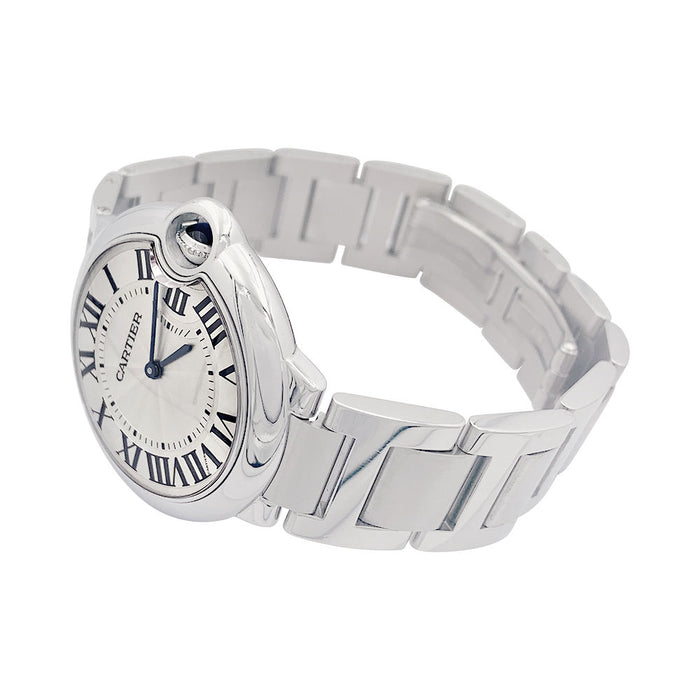 Reloj Cartier, “Globo Azul”, acero.