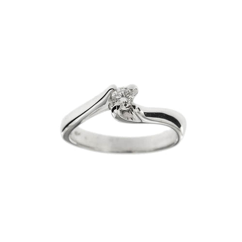 Bague 52 Bague solitaire Or blanc Diamant 58 Facettes 31624