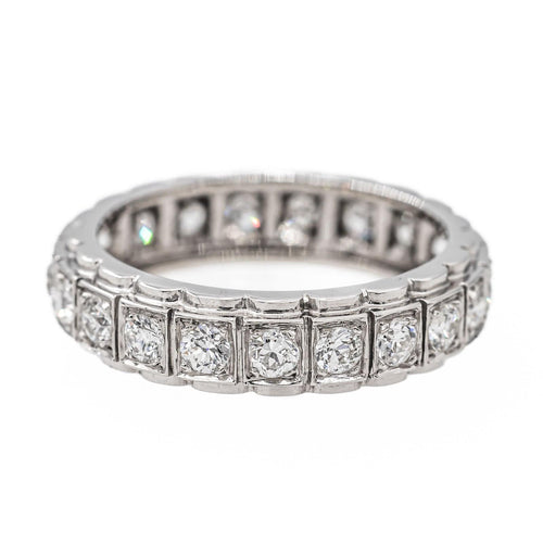 Bague 52 Bague Alliance Or blanc Diamant 58 Facettes 2961026CN