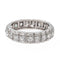 Bague 52 Bague Alliance Or blanc Diamant 58 Facettes 2961026CN
