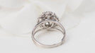 Bague 52.5 Bague marguerite or blanc diamants 58 Facettes 32987