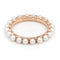 Bague 54 Ginette NY Bague Alliance Maria Or rose Perle 58 Facettes 2393895CN