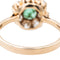 Bague 53 Bague Marguerite Or rose Emeraude 58 Facettes 3437191CN