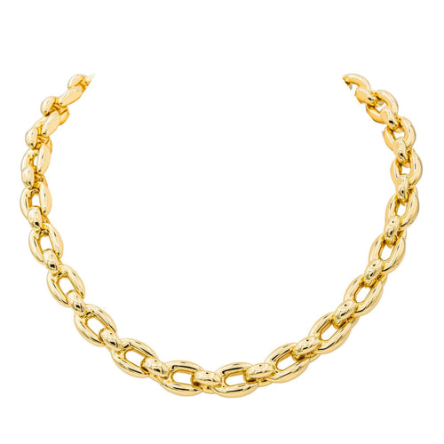 Capplain Saint André Halsband Gult guld