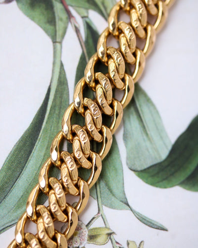 Bracelet Bracelet Maille Américaine Or Rose 58 Facettes A11570