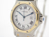 Montre vintage montre CARTIER santos octogonale ronde gm or & acier automatique 58 Facettes 263463