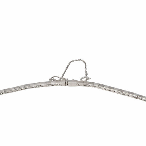 Collier Collier Or blanc Emeraude 58 Facettes 2834270CN