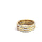 Bague Bague en or jaune et diamants sans fin 58 Facettes UN0132
