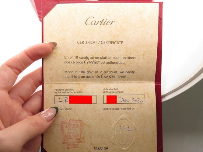 Bague 53 bague CARTIER trinity pm 3 ors 58 Facettes 258778