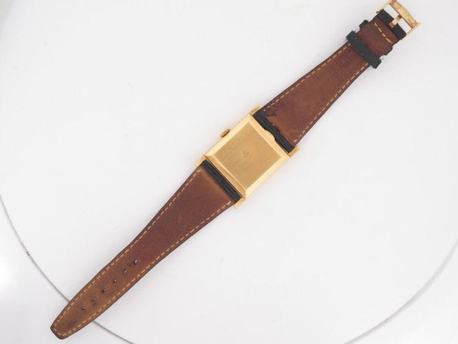 Montre vintage montre PATEK PHILIPPE carre or jaune mecanique 37 mm 58 Facettes 258852