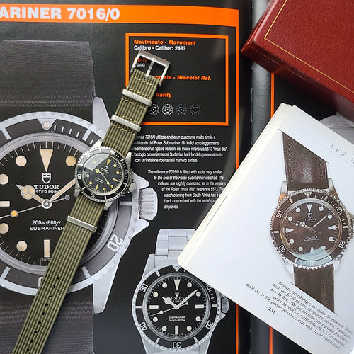Montre Tudor Submariner Meter First 7016 / 0 Oyster Prince 1970 Military Style 58 Facettes
