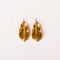 Boucles d'oreilles Boucles d'oreilles dormeuses anciennes en or jaune ciselé 58 Facettes