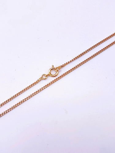 Collier Chaîne maille gourmette 46 cm 58 Facettes CH.gour-1368.3