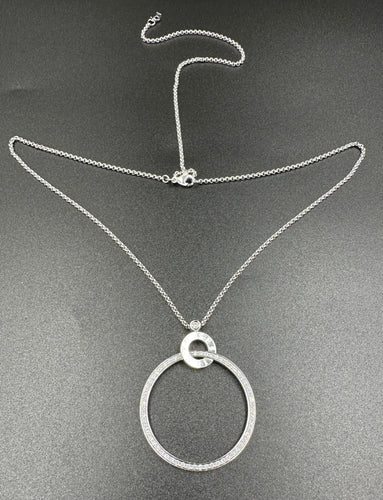 Collier PIAGET. Collier/sautoir Possession or blanc 18K et diamants 58 Facettes