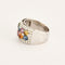 Bague 52 Bague TUTTI FRUTTI or blanc saphirs de couleurs 58 Facettes LP1114/13