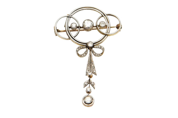 Broche Broche ancienne Art Déco, France, années 1920/1930. 58 Facettes 9456