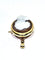 Pendentif Pendentif Broche Camée or rose, agate 58 Facettes