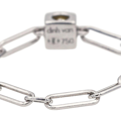 Bague 50 Dinh Van Bague Le Cube Or blanc Diamant 58 Facettes 3980696RV