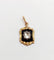Pendentif Pendentif victorien or jaune et argent, diamant table 5mm (circa 1850) 58 Facettes A06304