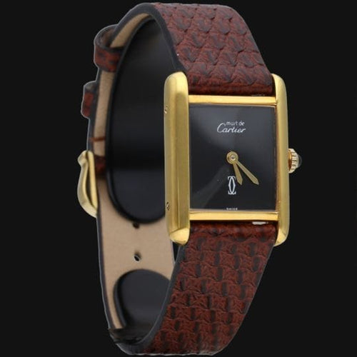 Montre Cartier Montre Tank Vermeil 58 Facettes MT42361