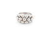 Bague 51 bague BOUCHERON grains de raisins 51 en or blanc 18k 58 Facettes 265064