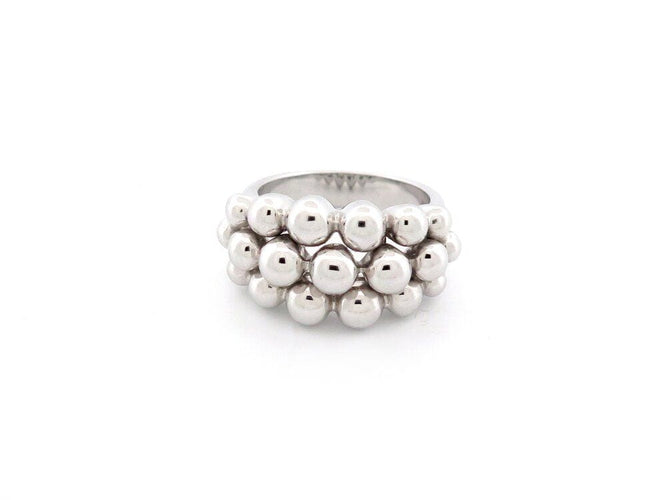 Bague 51 bague BOUCHERON grains de raisins 51 en or blanc 18k 58 Facettes 265064