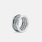 Bague 58 BULGARI - Bague B.Zero1 or blanc et topazes 58 Facettes